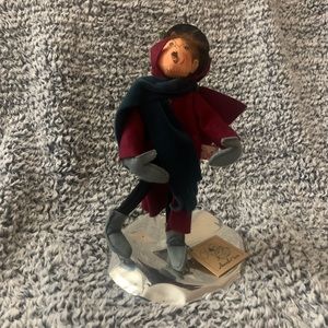 Vintage Annalee Doll Male Ice Skater (1992)